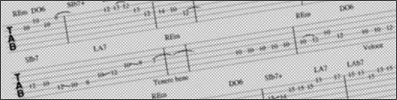 TABLATURE PER CHITARRA DA SCARICARE